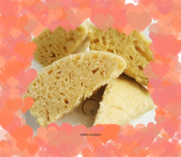 Soybean dregs steamed cake