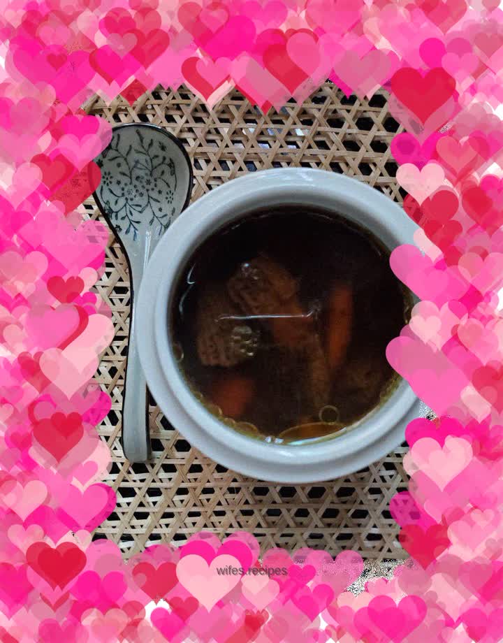 Morel stewed duck soup