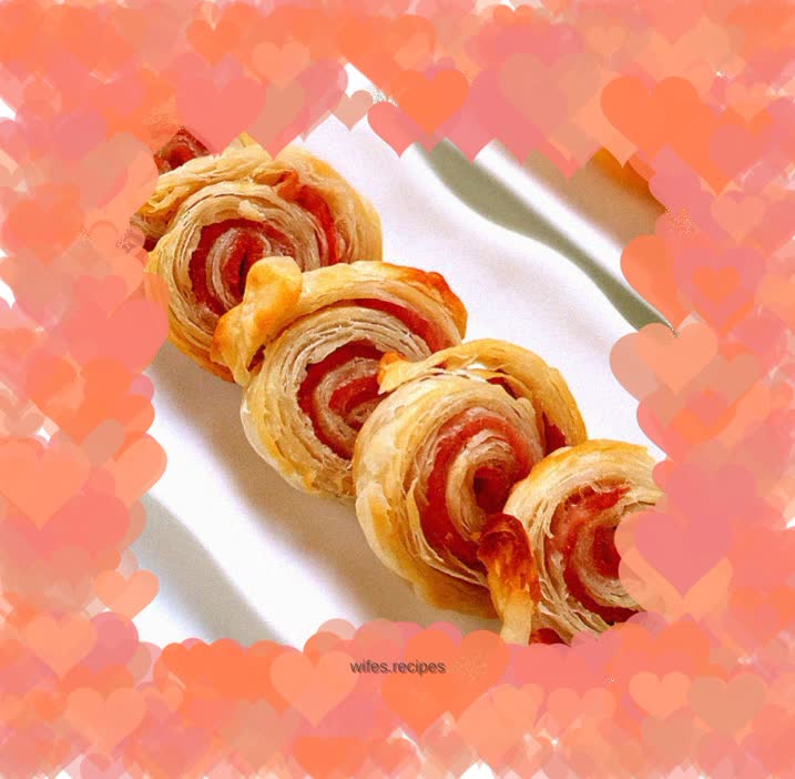 [The “beautiful” taste of bacon is “big” and different]—Crispy bacon rolls