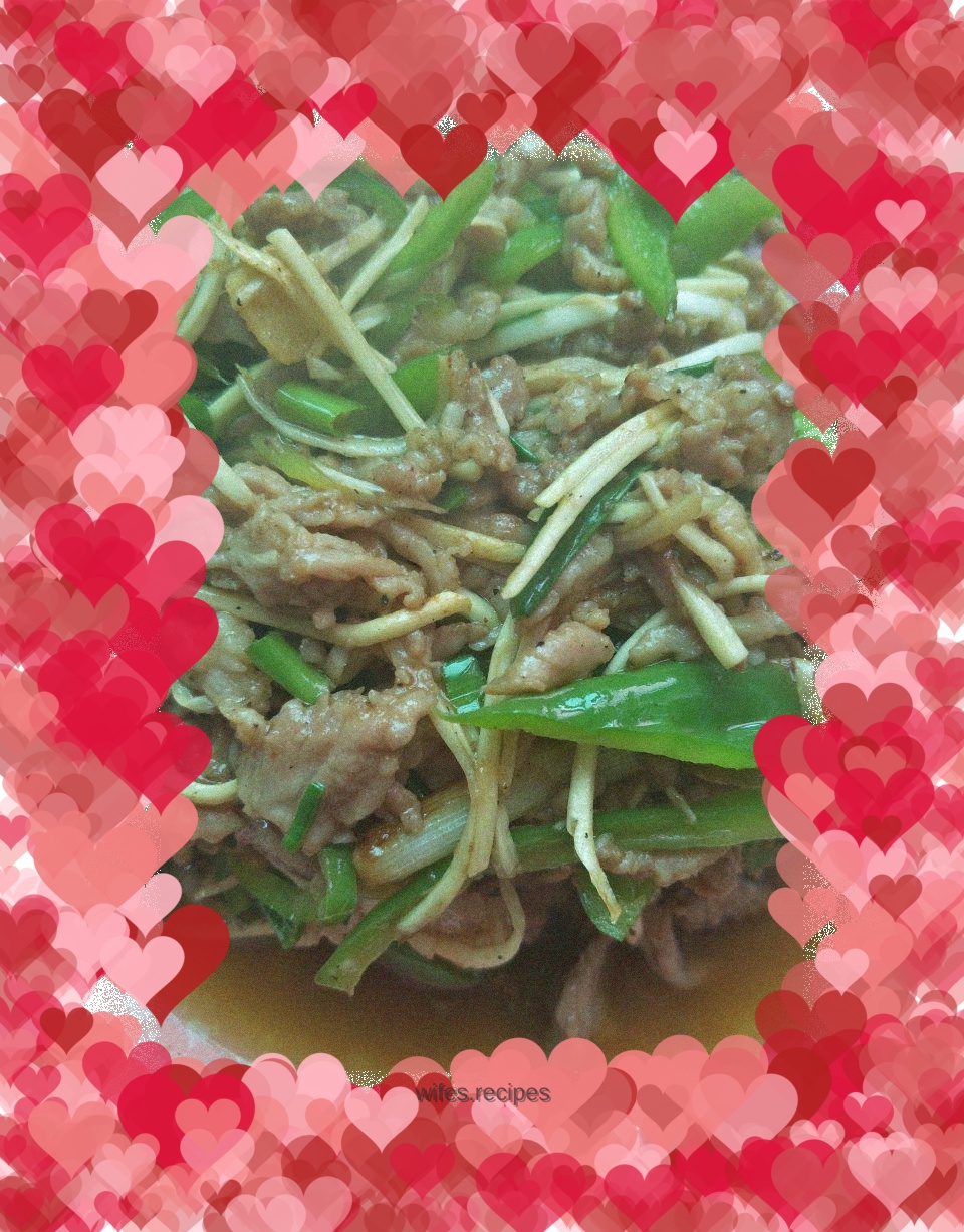 Shredded pork with bamboo shoots