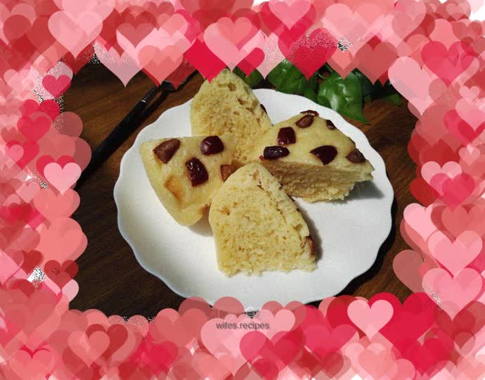 Cornmeal steamed cake