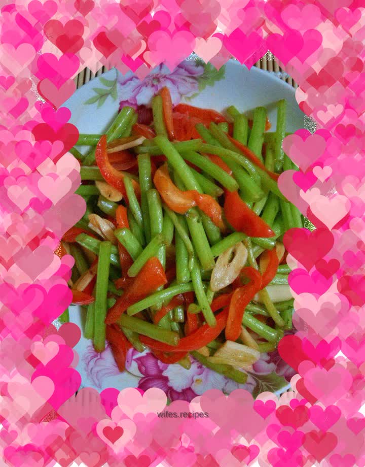 Stir-fried chrysanthemum stalks