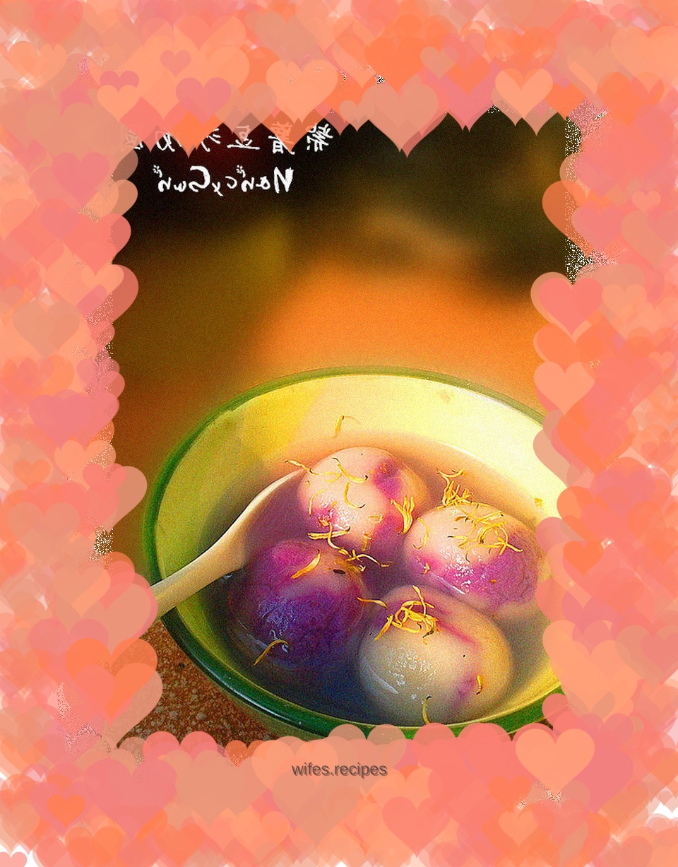 Purple Sweet Potato and Sesame Rice Balls