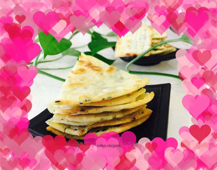 Crispy scallion pancake