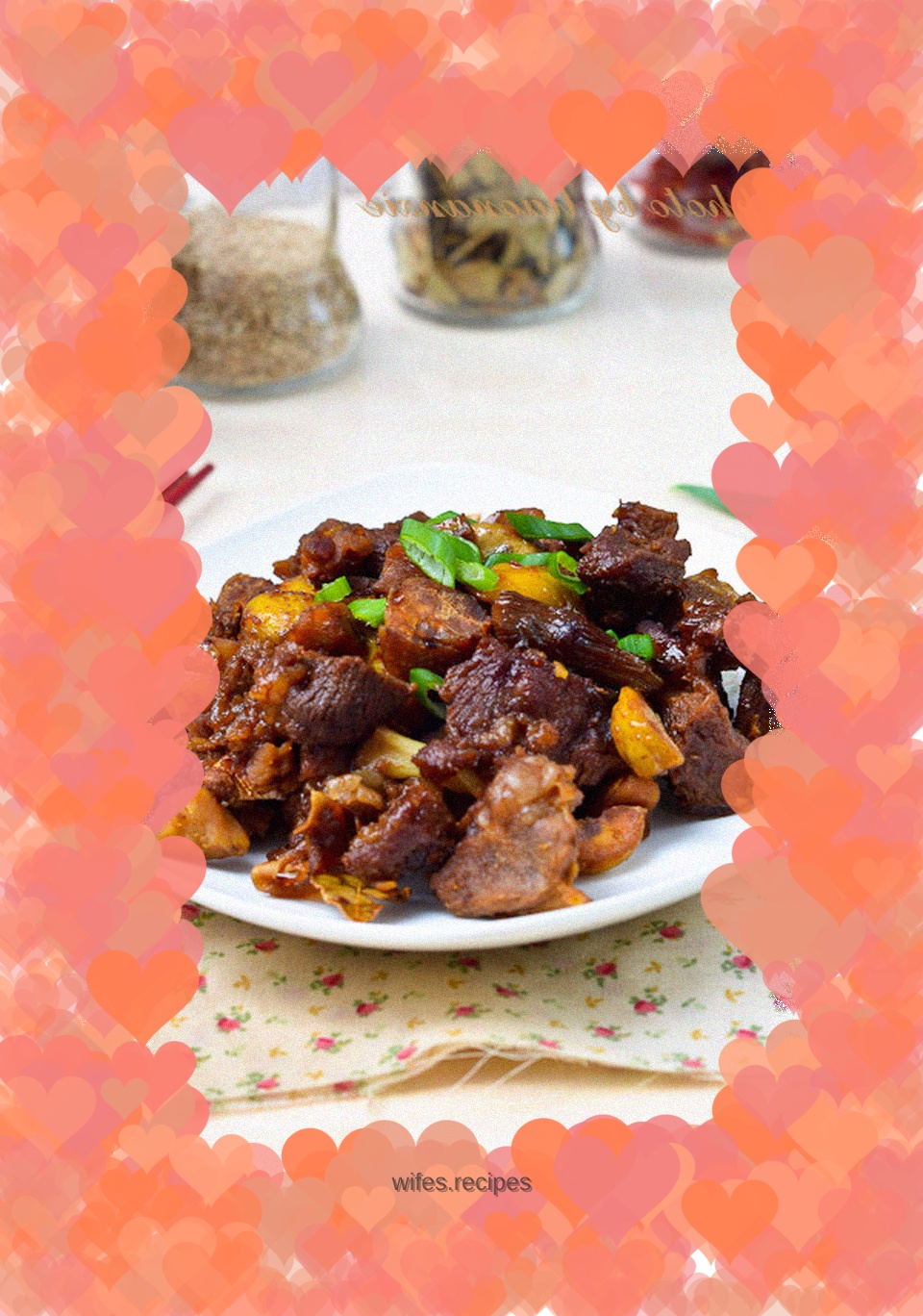 Chestnut roasted mutton