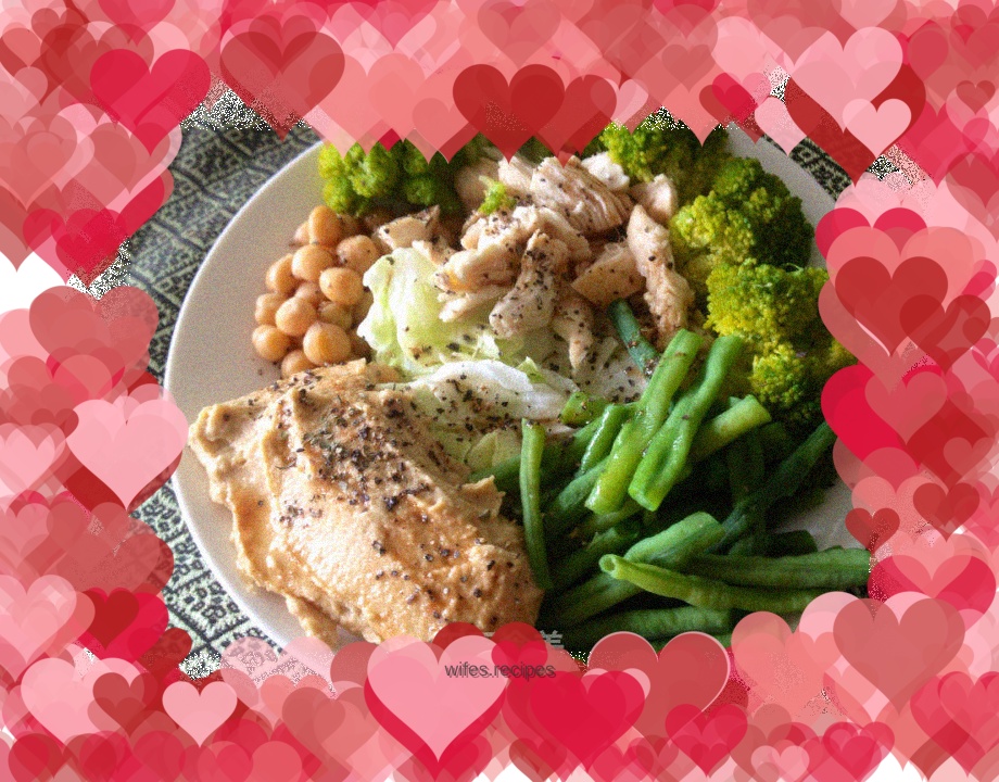 Israeli Hummus Fitness Meal