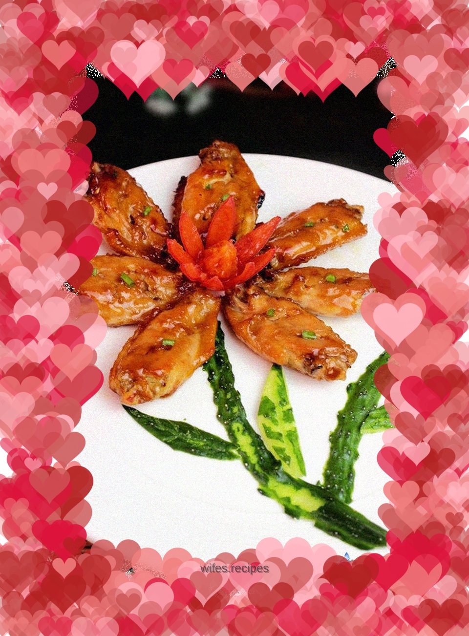 Korean grilled chicken wings