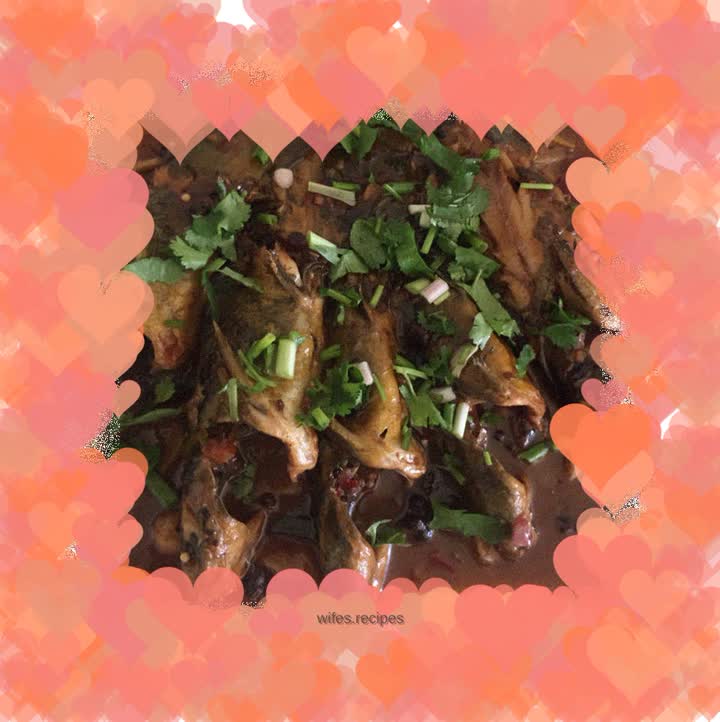 Braised yellow croaker, yellow spicy diced