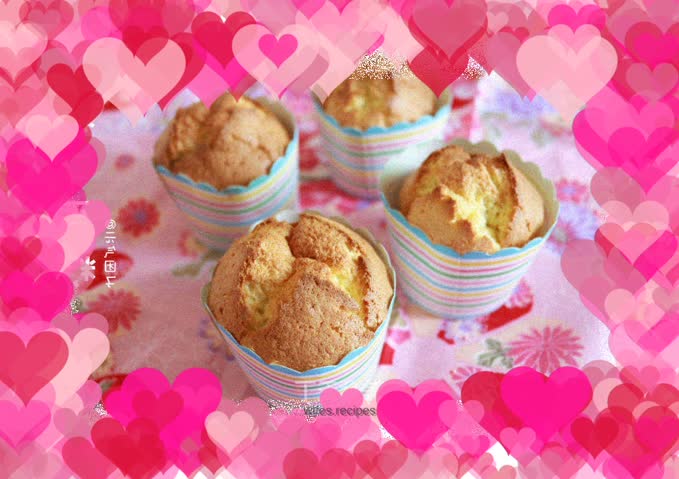 【Cup Cake】Delicious afternoon tea! Super simple recipe!