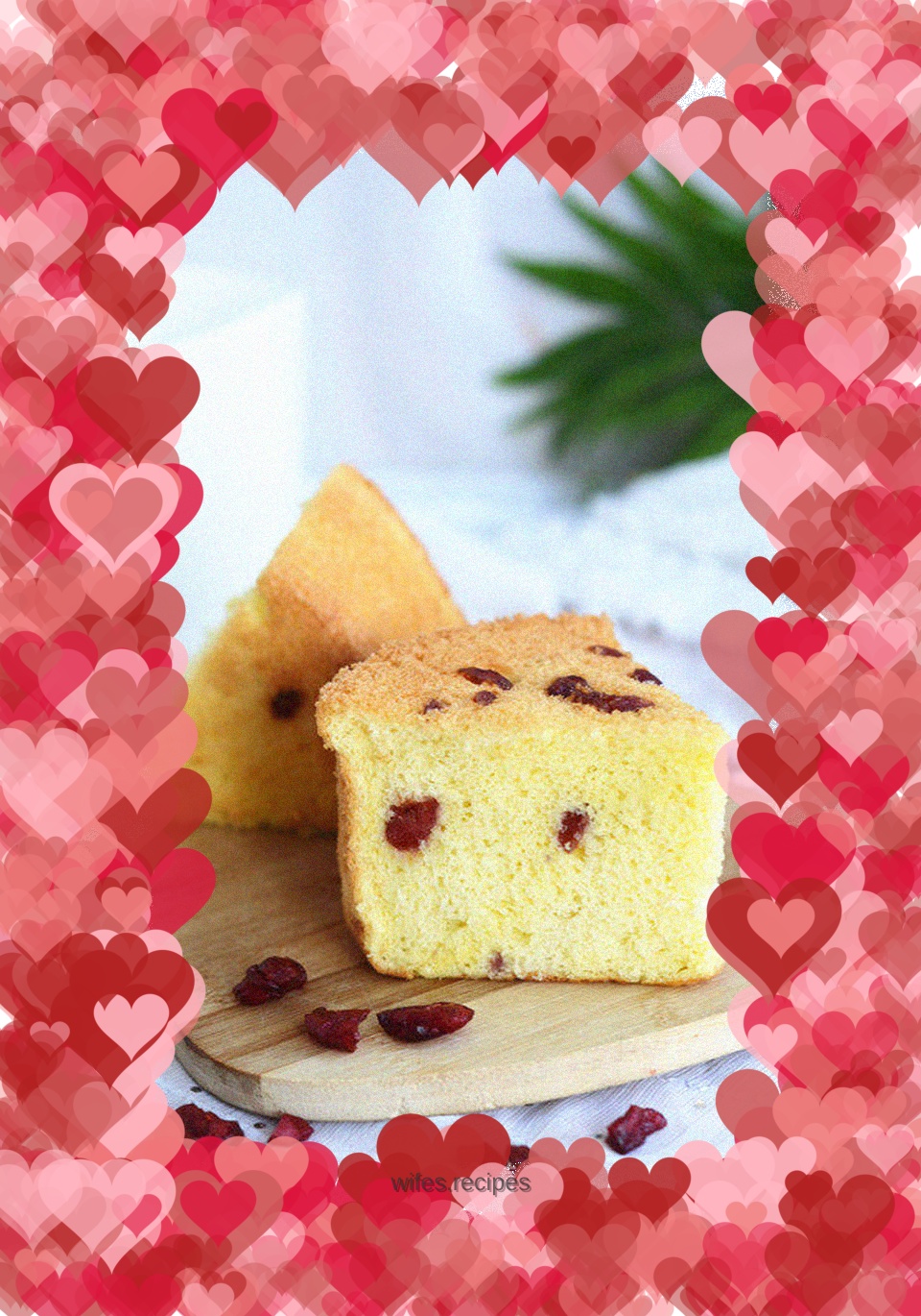 Yogurt Cranberry Chiffon