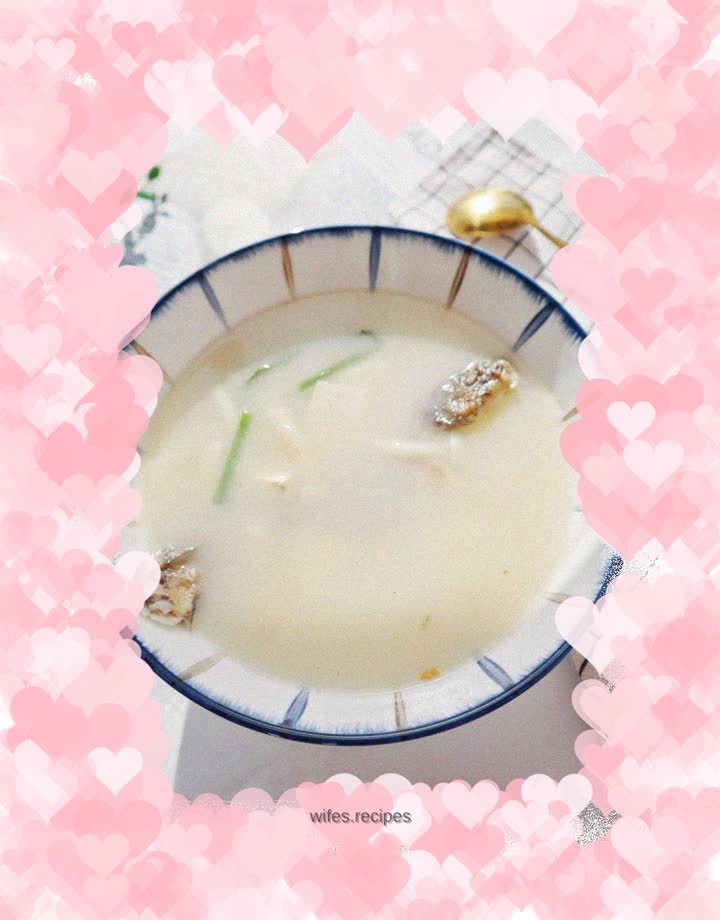 Yellow bone fish tofu soup❤️fresh, calcium-supplementing and nutritious