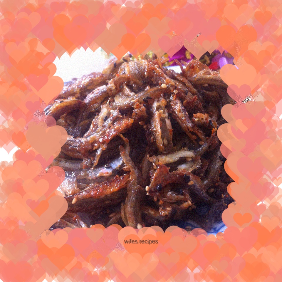 Stir-fried white strips