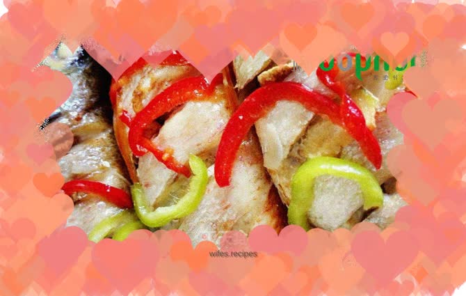 Air fryer version of red carp