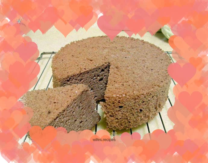 6-inch cocoa chiffon cake