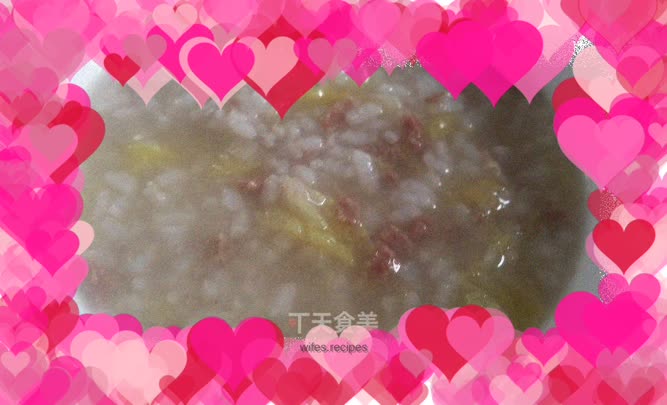 Beef and cabbage porridge - to replenish strength after a minor illness!