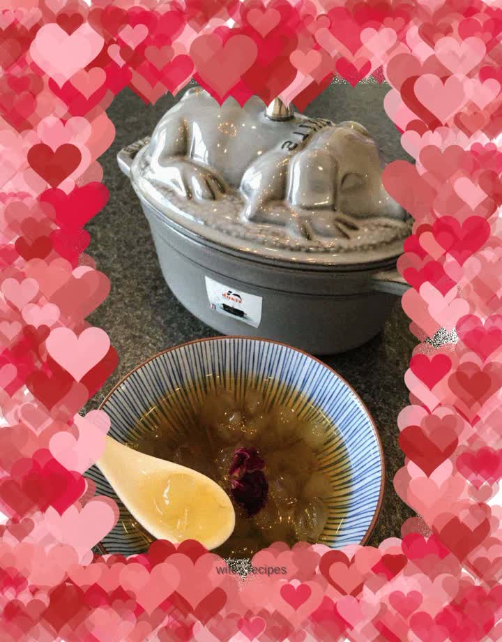 The sweet taste comes from rose brown sugar saponin rice