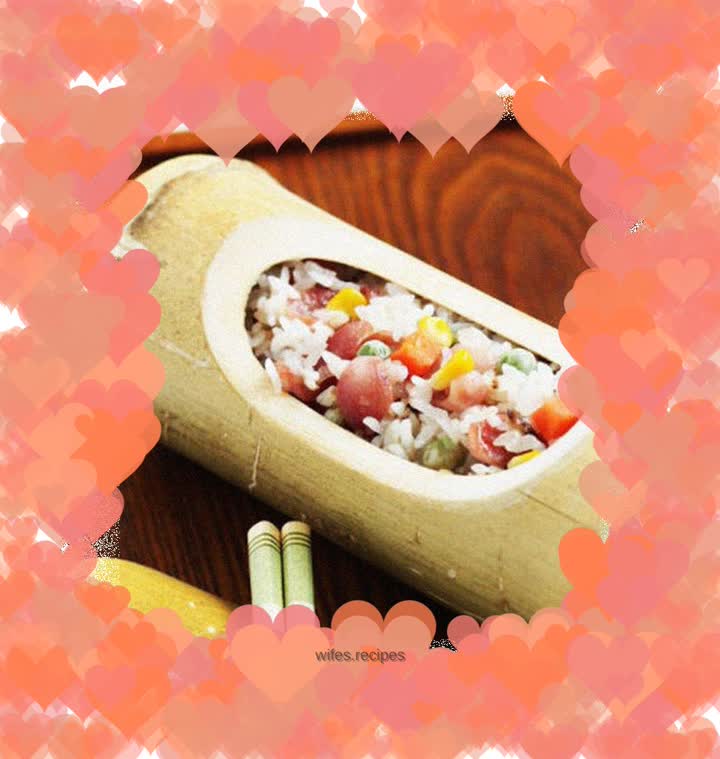 Teach you how to make delicious bamboo rice