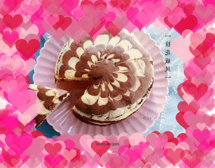 Latte art chiffon