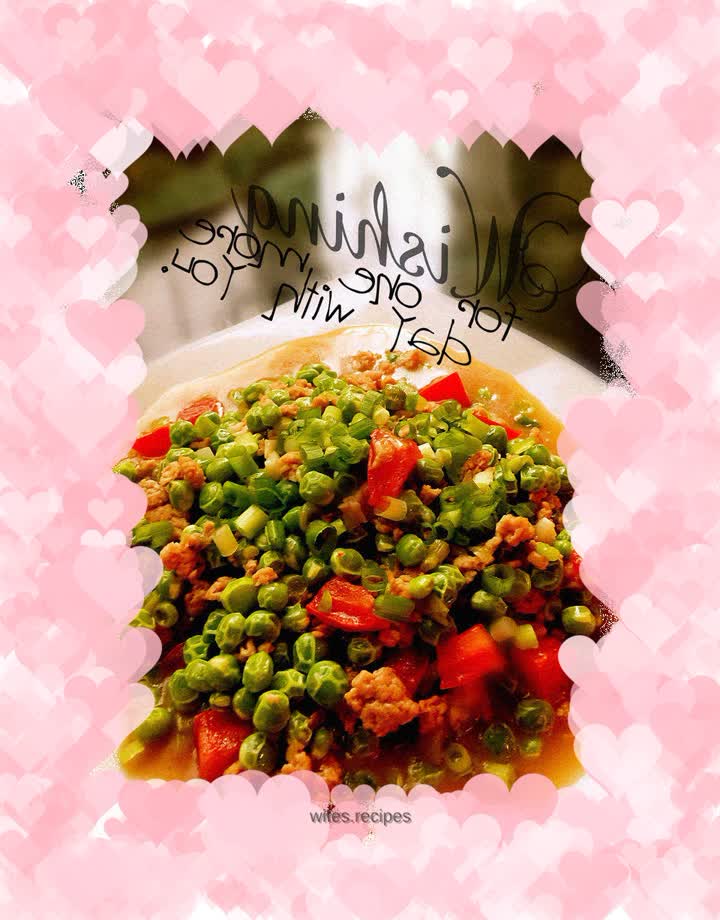 Minced Pork and Pea Kernels