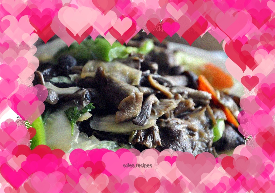 Pickled frozen hazelnut mushrooms