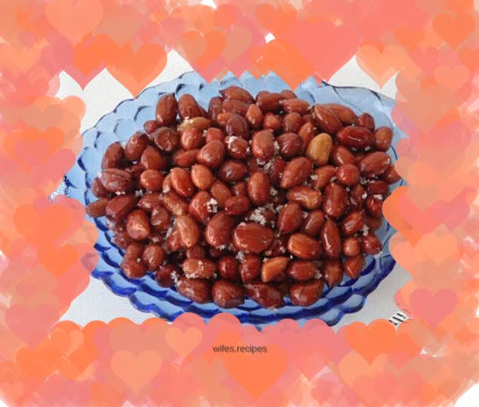 Fried peanuts