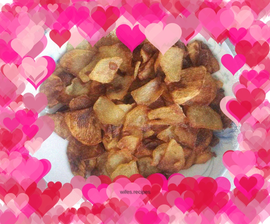 Simple and delicious home-cooked potato chips