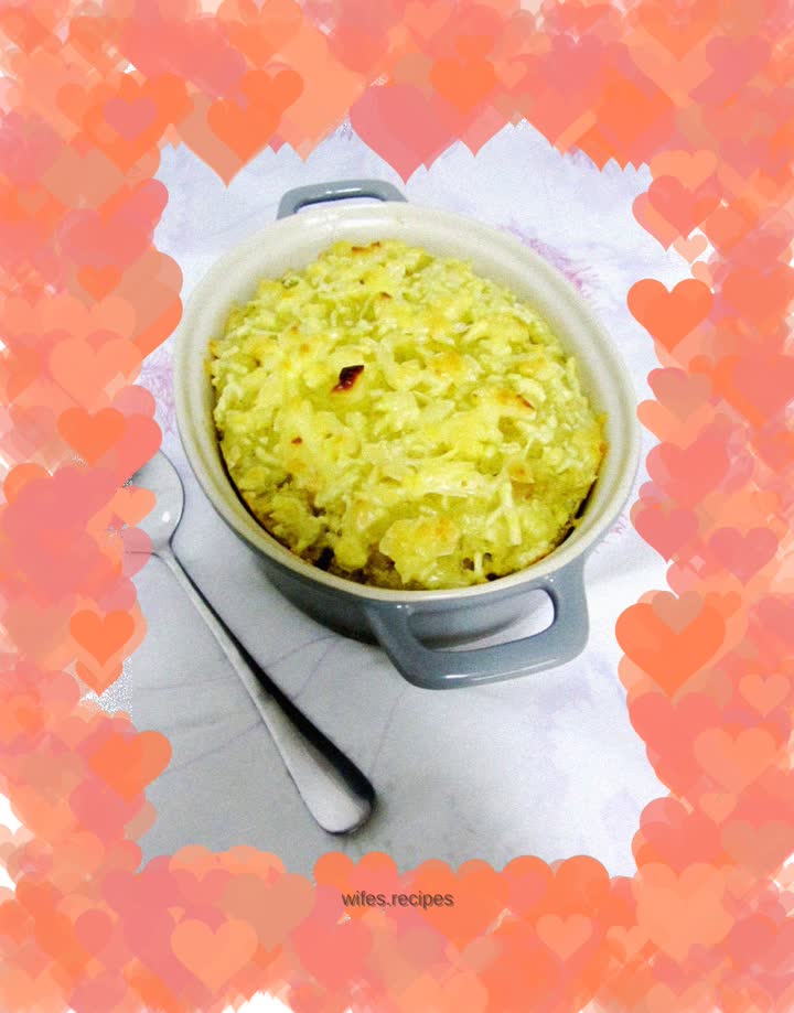 (Light cream) Cheese Baked Sweet Potato