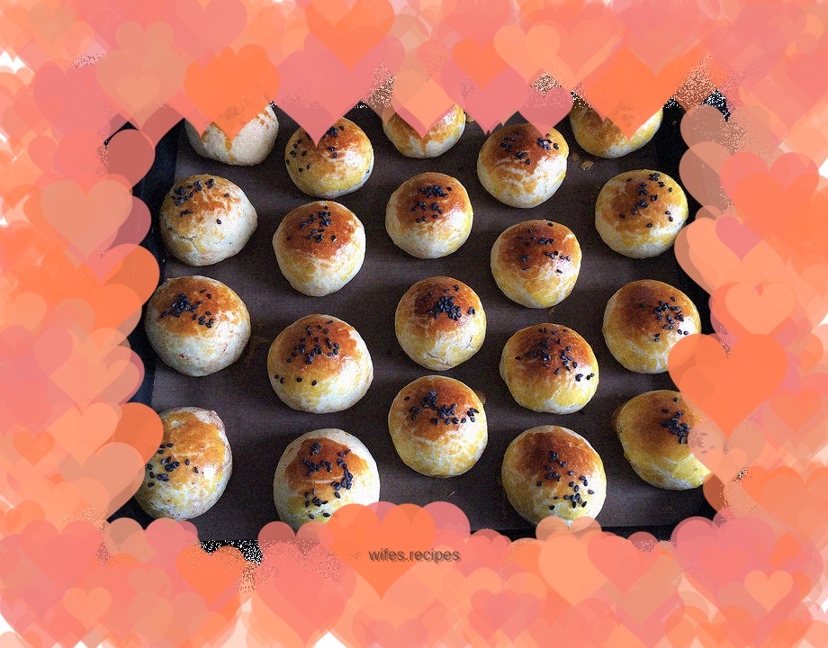 Condensed milk egg yolk fruit