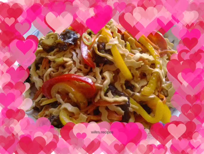 Shredded Colored Pepper Tofu Simple changes create different effects