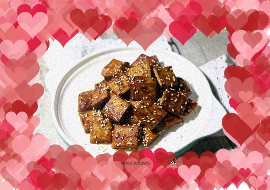 Dried Tofu in Honey Sauce