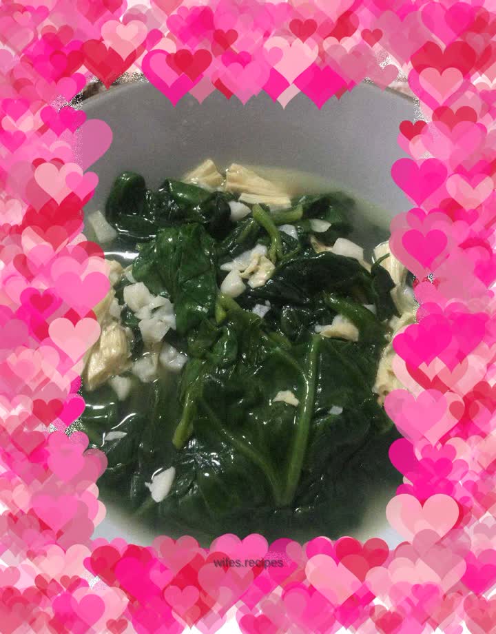 Stir-fried yuba and fungus