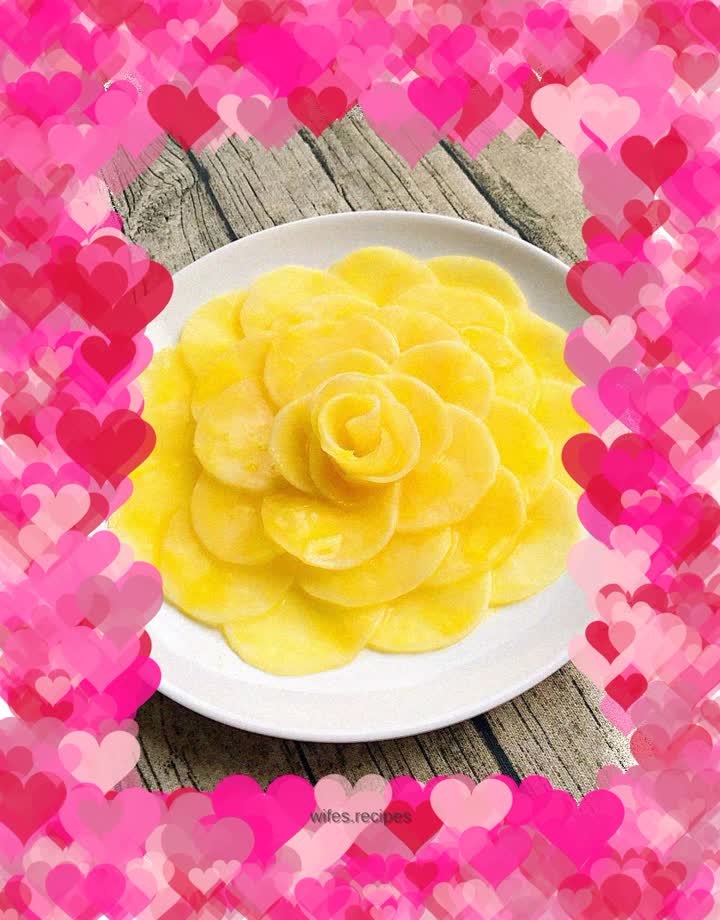 Orange sweet and sour radish