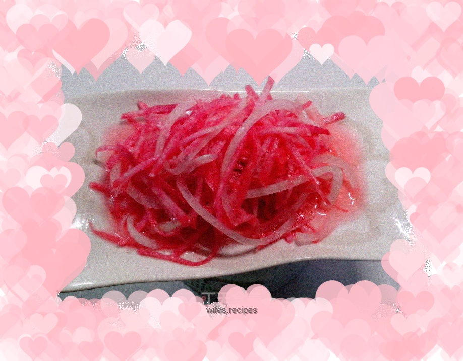Onion mixed with Xinmei radish