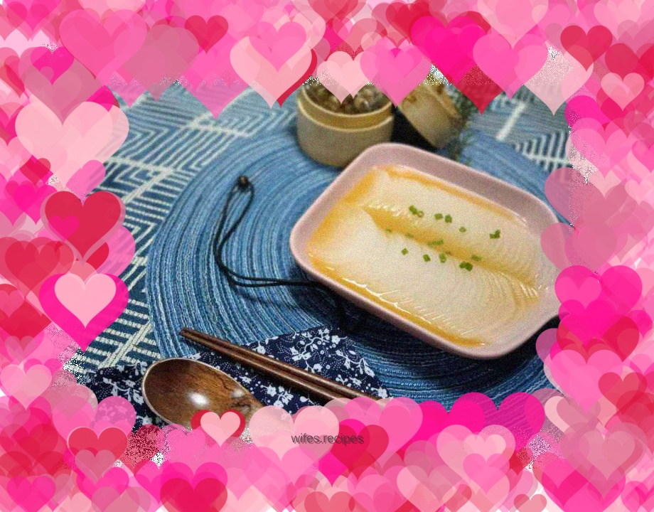 Chicken gravy with radish