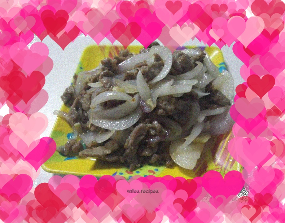 Stir-fried beef