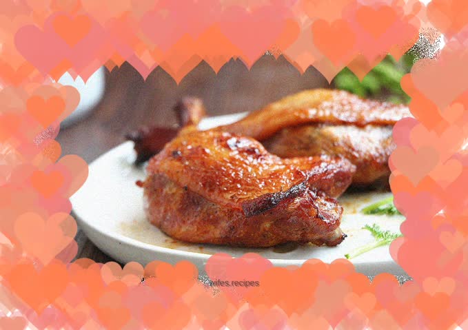 Orleans roast duck leg