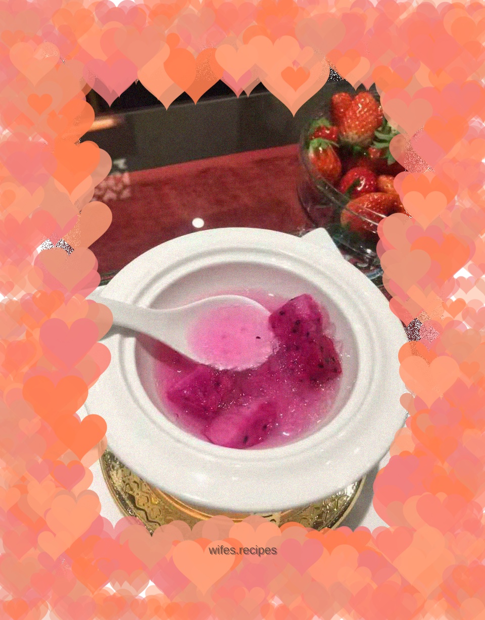 Dragon fruit bird's nest