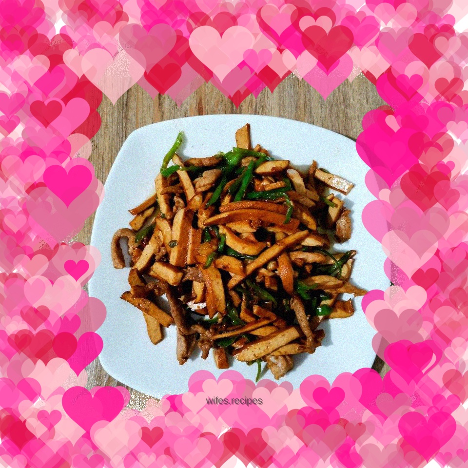 Spicy fried tofu and shredded pork