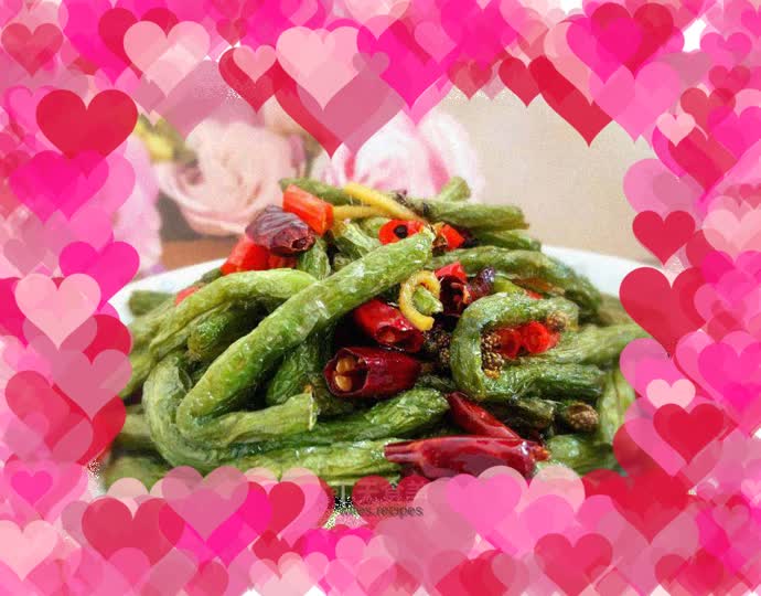 Stir-fried green beans