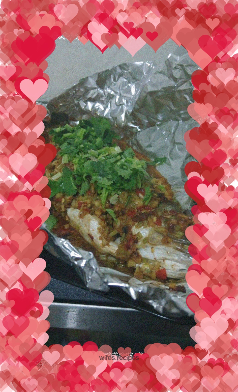 Tinfoil grilled fish