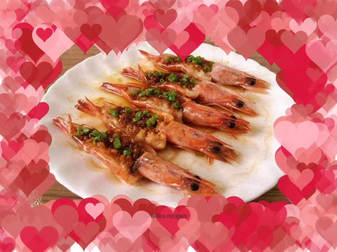 Garlic prawns