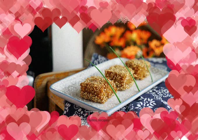Sesame crispy rice