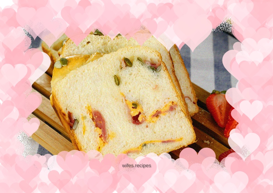 How to make light cream cheese bacon toast