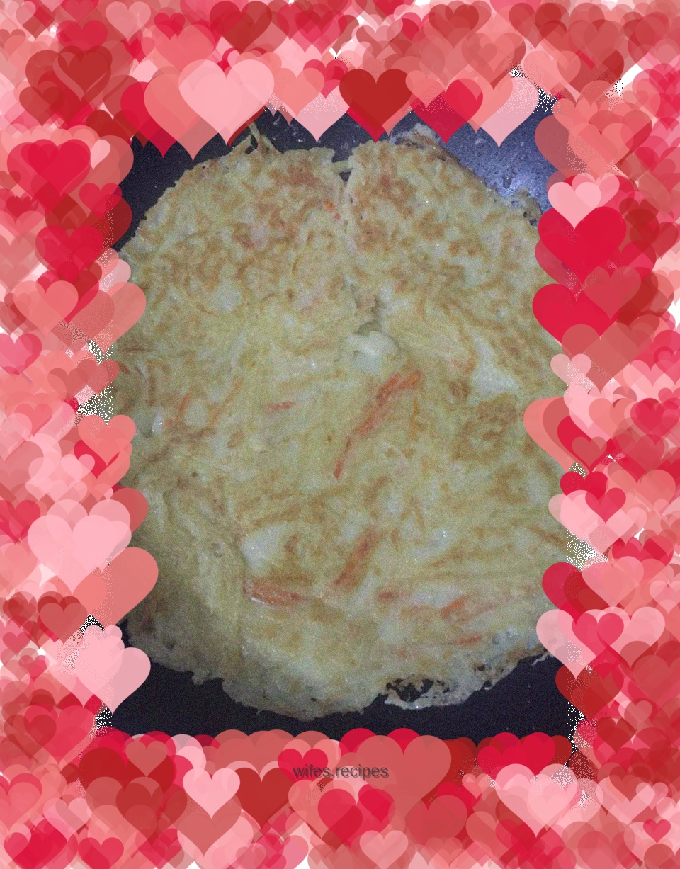 Potato shredded cake