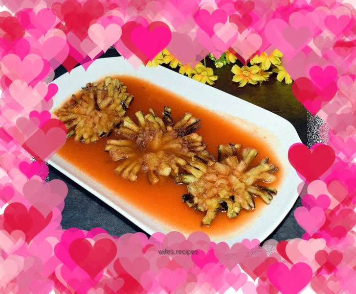 Chrysanthemum eggplant