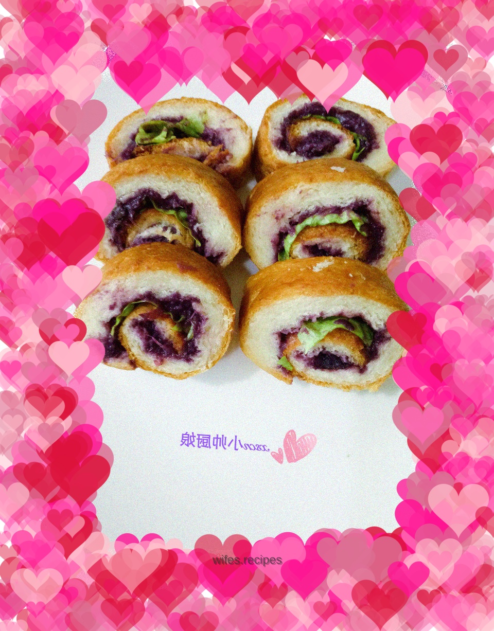 Make bread rolls "Purple Sweet Potato Rolls" in half a minute