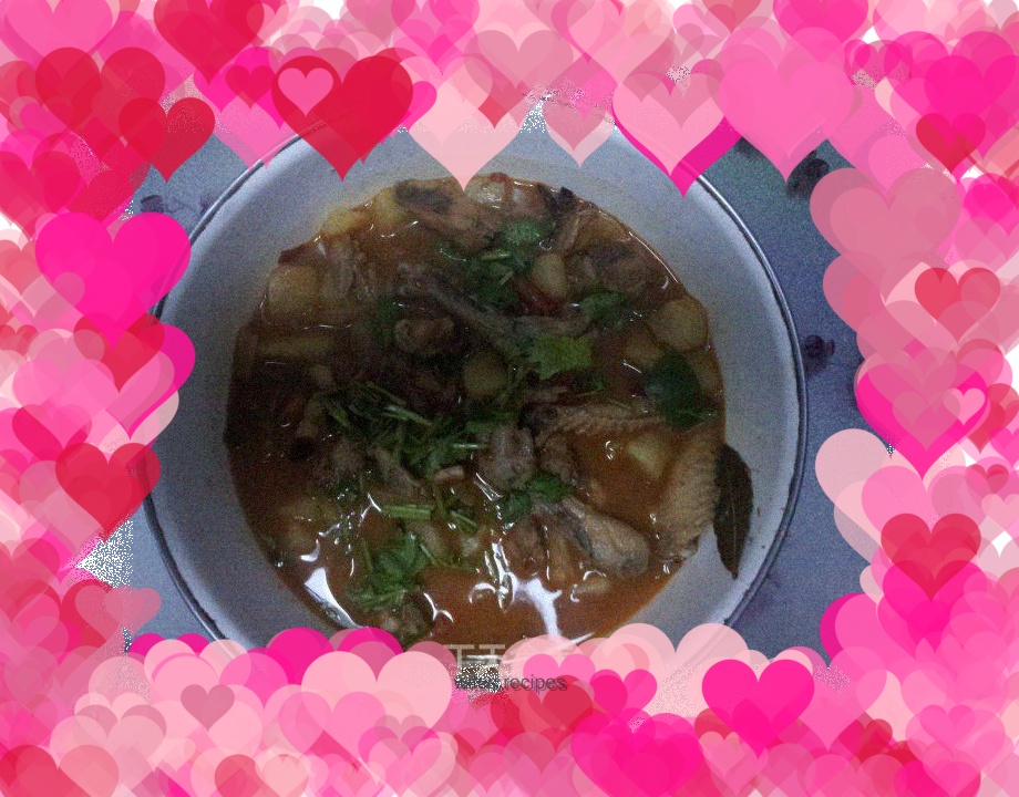 Family version of large plate chicken