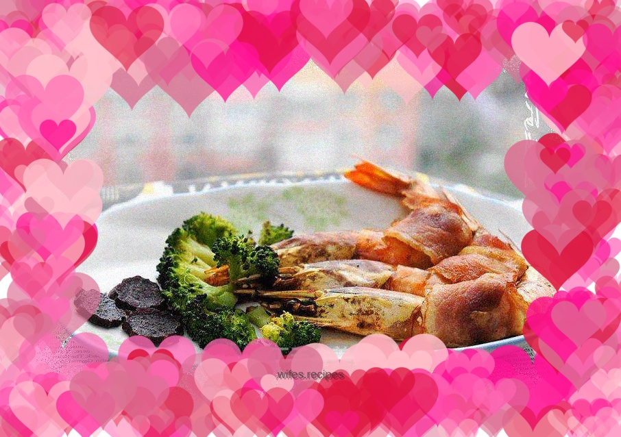 Grilled Prawns with Bacon