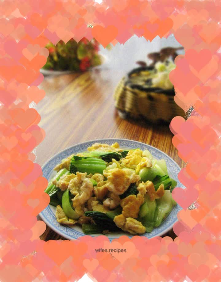 Rapeseed scrambled eggs