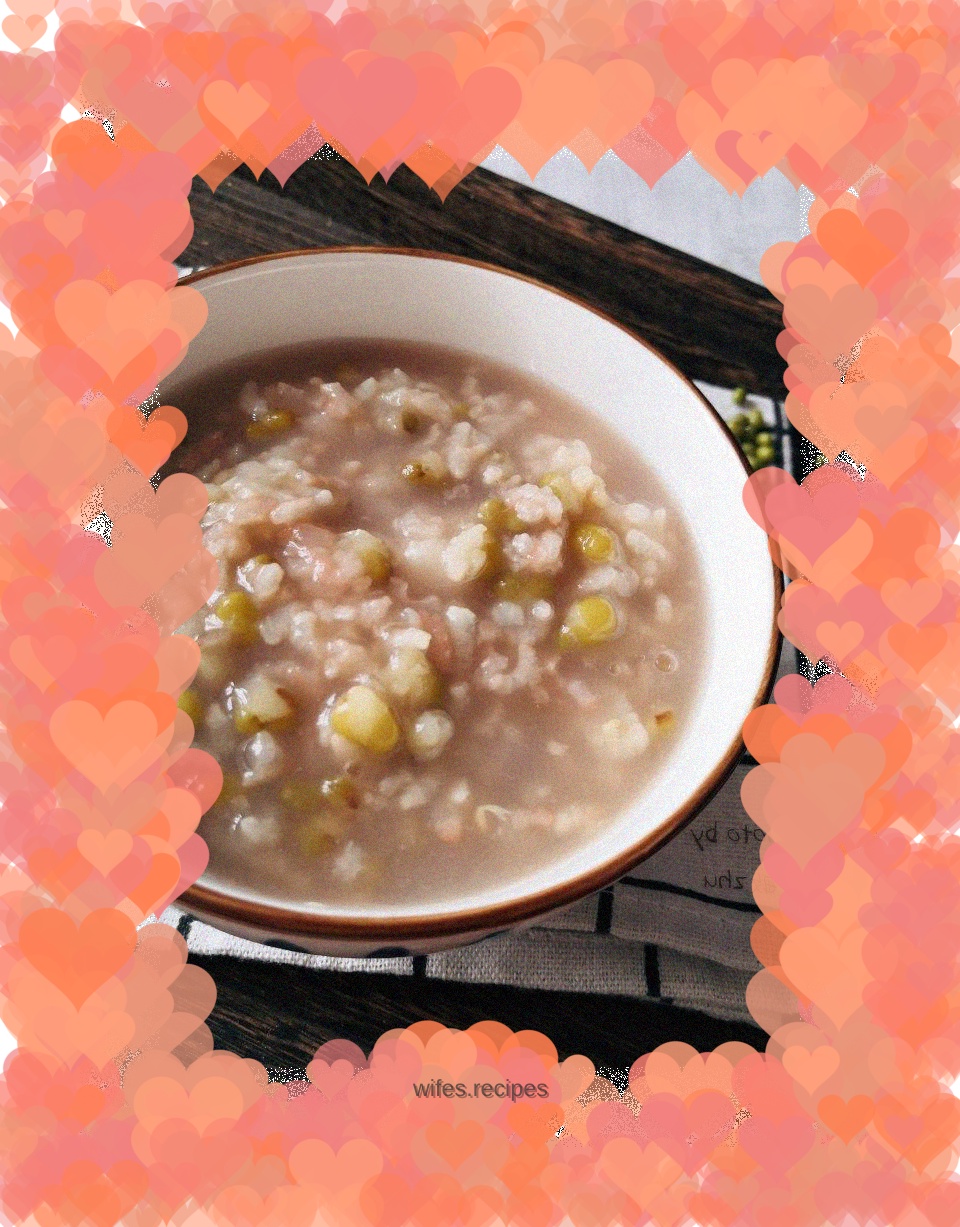 Mung bean porridge